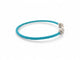 Bracelet bracelet FRED force 10 moyen 0b0077 t15 or blanc 18k 34 diamants 2 cables 58 Facettes 269620