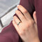 Bague 53 Alliance La Carrée Or jaune - DINH VAN 58 Facettes 250046SP