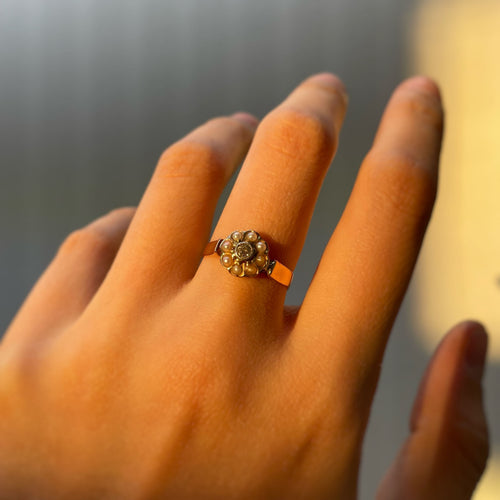 Bague 53 Bague - Or, Diamant & Perles 58 Facettes 240368R