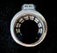 Bague 55 Bague or blanc sertie de 2,20 carats de diamants 58 Facettes