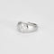 Bague 54 Chevalière Platine Diamantée 58 Facettes LP1102/13
