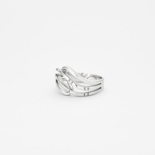 Bague 56 Bague croisée diamants 58 Facettes 2549