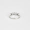 Bague 53 Bague jarretière 5 diamants 58 Facettes