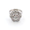 Bague 48 Anello en or blanc 18k et diamants 58 Facettes