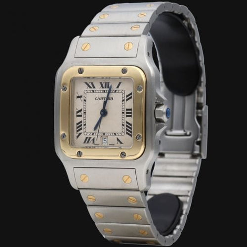 Montre Cartier Montre Santos De Cartier Galbee 58 Facettes MT42872