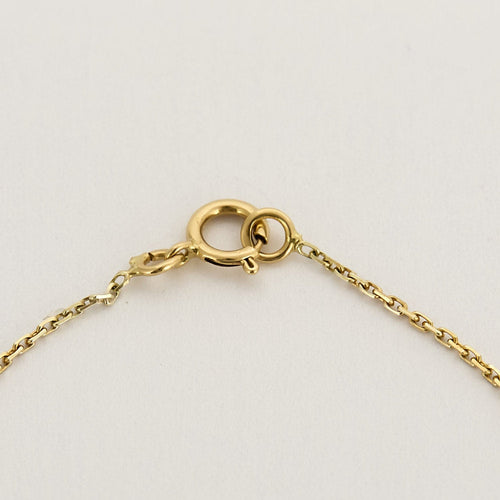 Collier en or jaune et améthyste
