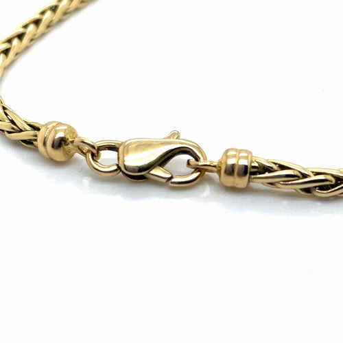 Bracelet Bracelet Maille Palmier Or Jaune 58 Facettes