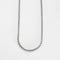 Collier CHOPARD - Collier à maille jaseron en or gris 58 Facettes