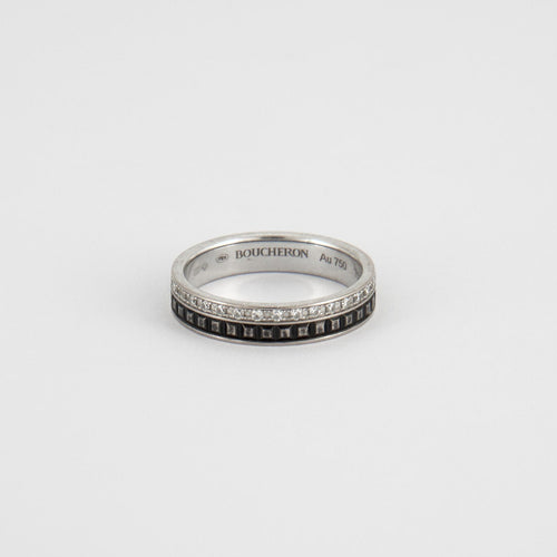 Bague 51 Boucheron Alliance Quatre Black Edition 58 Facettes