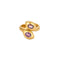 Bague 45 Bague Toi & Moi or jaune et améthystes 58 Facettes LAV1659