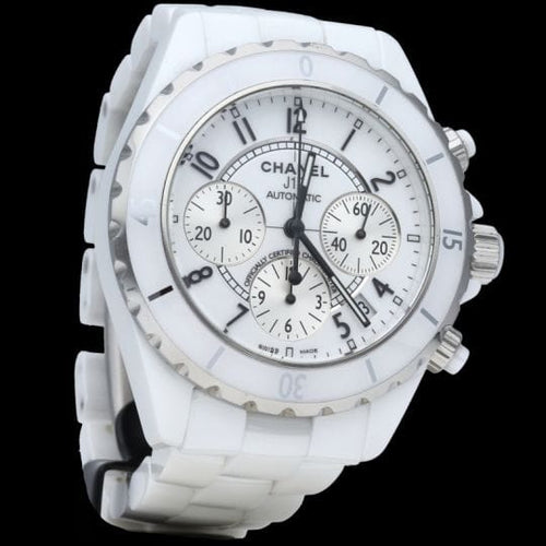 Montre Chanel Montre J-12 Chronographe Automatique Céramique 58 Facettes MT42481