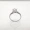Bague 52 Bague solitaire Or blanc Diamant 58 Facettes