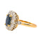 Bague 53 Bague Pompadour Or rose, Or blanc Saphir, Diamant 58 Facettes 4137639CN