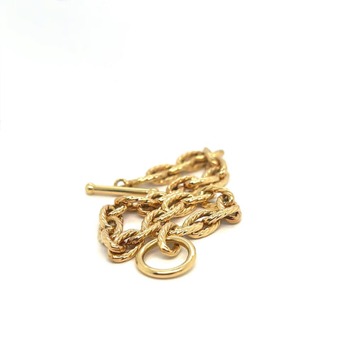 Bracelet Bracelet chaîne en or jaune 58 Facettes