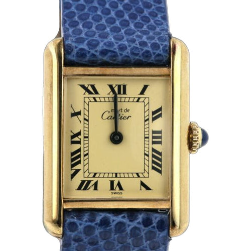 Montre Cartier Montre Tank Vermeil 58 Facettes MT42349