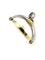 Pendentif BVLGARI. Pendentif vintage or et acier 58 Facettes