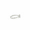 Bague 53 Bague Or blanc avec un magnifique diamant 58 Facettes 1.0000143/1