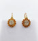 Boucles d'oreilles Dormeuses victorienne or roses 18k et 0,60 carats diamants tailles ancienne(circa 1890) 58 Facettes A05775