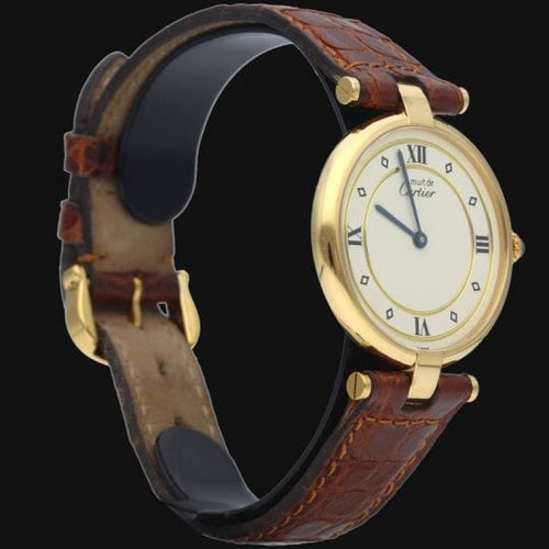 Montre Cartier Montre Must De Cartier Vermeil 58 Facettes MT41222