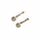 Boucles d'oreilles boucles d'oreilles en platine avec diamants 58 Facettes Q187B