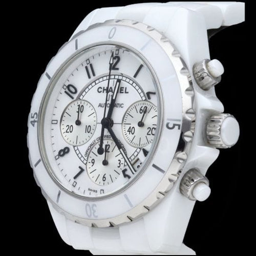 Montre Chanel Montre J-12 Chronographe Automatique Céramique 58 Facettes MT42481