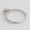 Bague 50 Bague Cartier Solitaire 1895, diamant rond de 0,35 carat, certifié GIA, couleur E/VVS2 58 Facettes