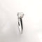 Bague 52 Bague solitaire Or blanc Diamant 58 Facettes