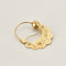 Boucles d'oreilles Paire de créoles savoyardes anciennes en or trois tons 58 Facettes MB5
