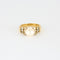 52 Bague or jaune, perle blanche et diamants 58 Facettes 240787