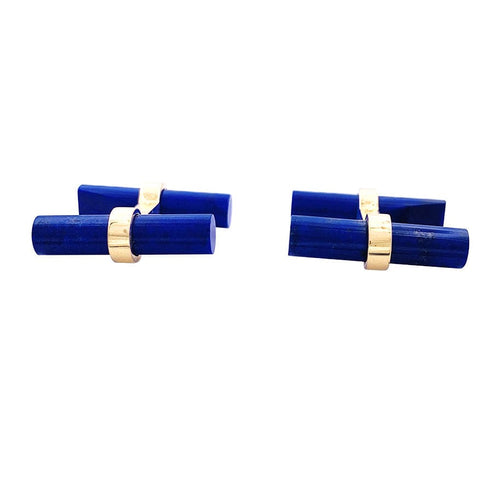 Boutons de manchette Boutons de manchette Cartier or jaune, bâtonnets interchangeables. 58 Facettes 33091