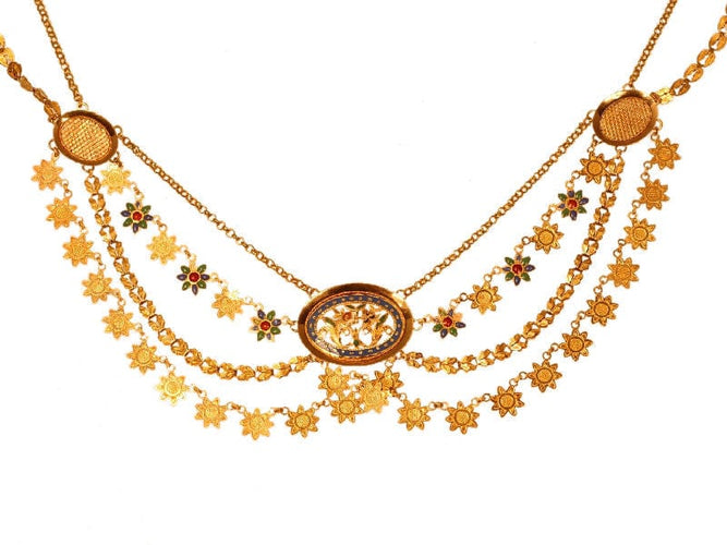 Collier À la découverte de l'élégance des années 1810 : le collier d'esclave en or français 58 Facettes 15128-0176