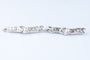 Boutons de manchette Boutons de manchette diamant en or blanc 18 carats 58 Facettes BM-77-90