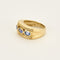 Bague 52,5 Bague en or jaune, saphirs et diamants 58 Facettes BIA1043X2