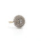 Bague 56 Anello - Anello en or blanc 18k et diamants 58 Facettes