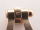 Bracelet bracelet FRED force 10 mm en or rose 18k + cable acier vert 16.5cm 58 Facettes 271014