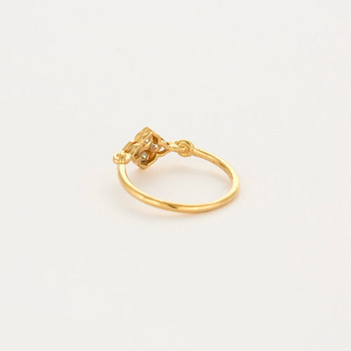 Bague 48 Bague Cartier "Inde Mystérieuse" en or jaune et diamants 58 Facettes