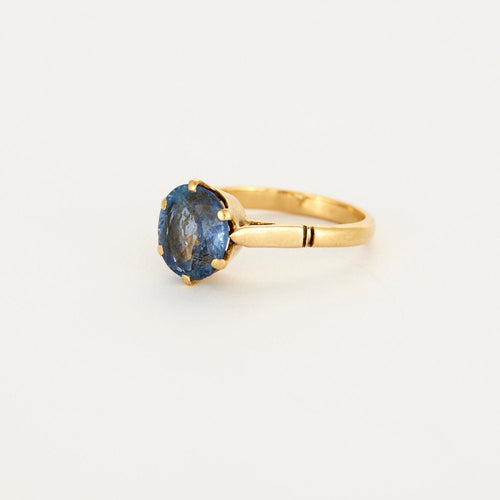 Bague 50.5 Solitaire Saphir 58 Facettes LP470/15