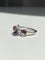 Bague 53 Large bague en or jaune 18K citrine et péridots 58 Facettes