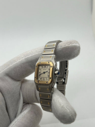 Montre Cartier Santos Galbée Lady 1057930 58 Facettes