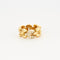 Bague 52 Bague en or 18k maille gourmette diamants 58 Facettes M8695