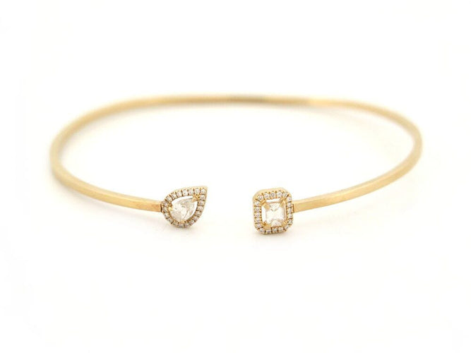 Bracelet bracelet MESSIKA jonc flex my twin toi & moi or jaune 18k diamants 0.3 ct 58 Facettes 265899