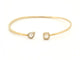 Bracelet bracelet MESSIKA jonc flex my twin toi & moi or jaune 18k diamants 0.3 ct 58 Facettes 265899