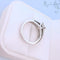 Bague 53.5 Bague de fiançailles Diamants 1,16 carat Or gris 58 Facettes AA 1744