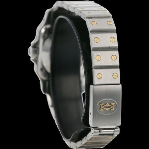 Montre Cartier Montre Santos Dame Or Jaune 18K Et Acier 58 Facettes MT42876