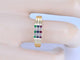 Bague Bague en or avec diamant et pierres précieuses multicolores 58 Facettes 2087
