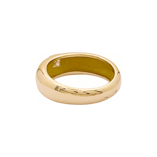 Bague Bague Chaumet, "Anneau", or jaune, diamant princesse. 58 Facettes 34586
