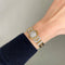 Bracelet Bracelet Année 50 - Or, Platine & diamants 58 Facettes 230137R