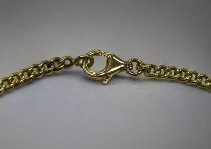Pendentif Gourmette breloques Ferme or jaune 58 Facettes LP896/15