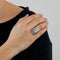Bague 53 Bague style Art Déco Diamant 1.55ct 58 Facettes 1972
