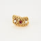 Boucles d'oreilles ANDRE VASSOR x VAN CLEEF & ARPELS - Paire de clip d'oreille or jaune, rubis et diamants 58 Facettes YD7